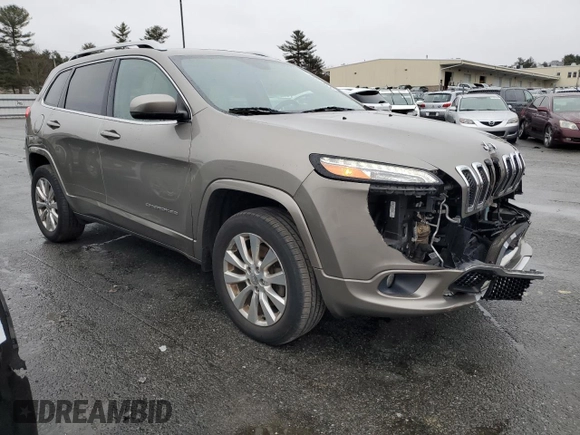 2017 Jeep Cherokee Overland z VIN 1C4PJMJS7HW525455, wystawiony jako Copart lot #84473674 z przebiegiem 83 498 mil mil oraz Szkoda całkowita • Salvage title. Historia ofert i sprzedaży dostępna na DreamBid. Obrazek 4.