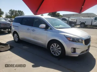 2017 Kia Sedona EX with VIN KNDMC5C1XH6264152, listed as a Copart auction lot 69098454 with 123,954 mi miles and Salvage Title. Bid and sale history available at carsss.com. Image 4.