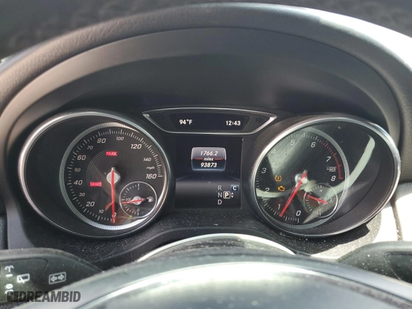 2019 Mercedes-Benz GLA with VIN WDCTG4EB6KJ574278, listed as a Copart auction lot 64438674 with 93,873 mi miles and Non Repairable. Bid and sale history available at carsss.com. Image 9.