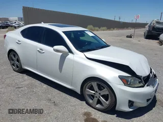 2012 Lexus IS 250 z VIN JTHBF5C29C5158683, wystawiony jako IAAI lot #42810047 z przebiegiem 221 580 mil mil oraz . Historia ofert i sprzedaży dostępna na DreamBid. Obrazek 1.