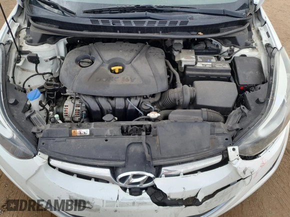 2015 Hyundai Elantra SE with VIN 5NPDH4AE1FH596078, listed as a Copart auction lot 52985755 with 95,758 mi miles and Salvage title. Bid and sale history available at DreamBid. Image 13.