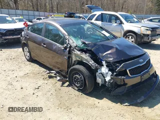 2018 Kia Forte LX with VIN 3KPFL4A71JE201144, listed as a IAAI auction lot 41874778 with 100,980 mi miles. Bid and sale history available at carsss.com. Image 1.