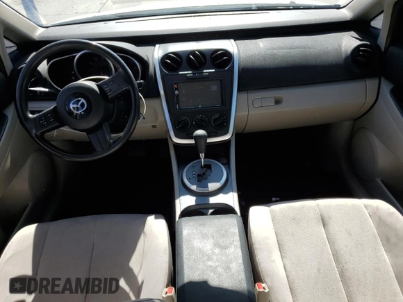 2007 Mazda CX-7 Sport with VIN JM3ER293570159750, listed as a Copart auction lot 73824094 with 106,272 mi miles and Salvage Title. Bid and sale history available at carsss.com. Image 8.
