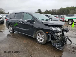 2020 Honda Odyssey EX with VIN 5FNRL6H53LB035641, listed as a Copart auction lot 41454235 with 123,281 mi miles and Salvage Title. Bid and sale history available at DreamBid. Image 4.