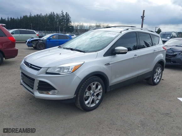 2015 Ford Escape Titanium with VIN 1FMCU9JX2FUB08134, listed as a IAAI auction lot 41839666 with 125,713 mi miles. Bid and sale history available at carsss.com. Image 19.