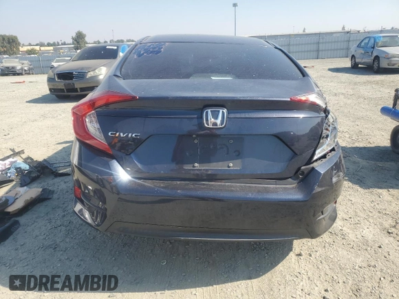 2017 Honda Civic LX with VIN 2HGFC2F51HH542488, listed as a Copart auction lot 64215385 with Not provided miles and Salvage title. Bid and sale history available at DreamBid. Image 6.