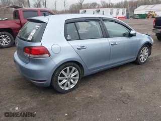 2011 Volkswagen Golf TDI with VIN WVWDM7AJ9BW238175, listed as a IAAI auction lot 41943019 with 153,581 mi miles. Bid and sale history available at carsss.com. Image 4.