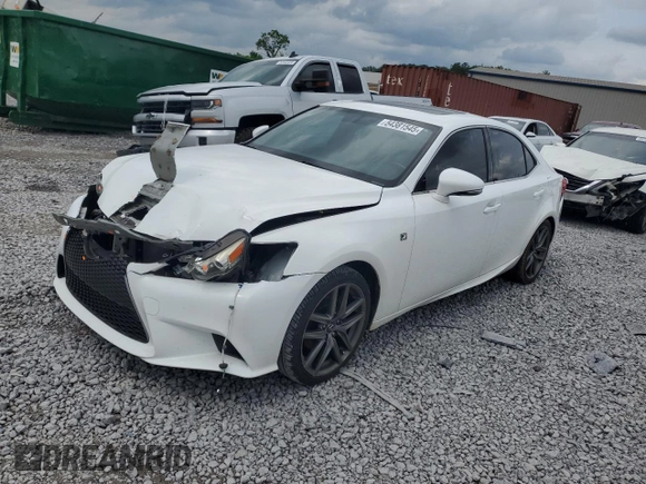 2015 Lexus IS 250 z VIN JTHBF1D21F5077656, wystawiony jako Copart lot #54381545 z przebiegiem 83 071 mil mil oraz Szkoda całkowita • Salvage title. Historia ofert i sprzedaży dostępna na DreamBid. Obrazek 1.