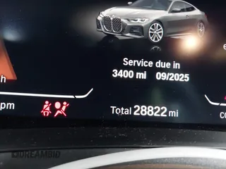 2023 BMW 4 Series 430i with VIN WBA53AP09PCM33735, listed as a IAAI auction lot 41547279 with 28,822 mi miles and . Bid and sale history available at DreamBid. Image 16.