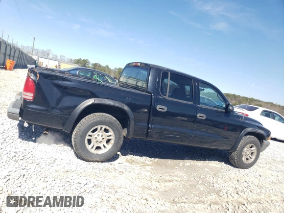 2003 Dodge Dakota Sport with VIN 1D7HL38X13S358851, listed as a Copart auction lot 46395655 with 219,125 mi miles and Salvage Title. Bid and sale history available at carsss.com. Image 3.