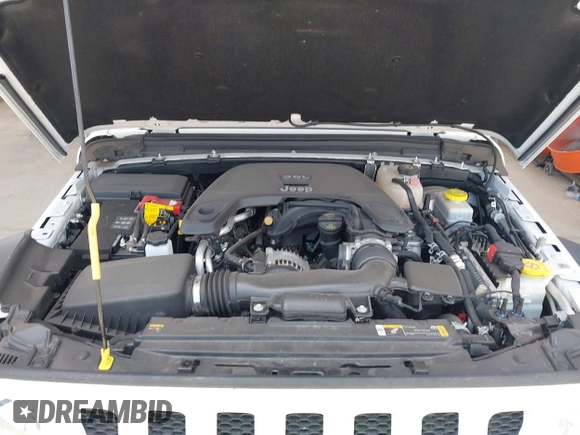 2021 Jeep Wrangler Unlimited Sport z VIN 1C4HJXDG7MW805657, wystawiony jako IAAI lot #42481446 z przebiegiem 24 299 mil mil oraz . Historia ofert i sprzedaży dostępna na DreamBid. Obrazek 10.