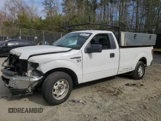 2014 Ford F-150 XL with VIN 1FTMF1CM7EKE77640, listed as a Copart auction lot 49210625 with 182,785 mi miles and Salvage Title. Bid and sale history available at carsss.com. Image 1.