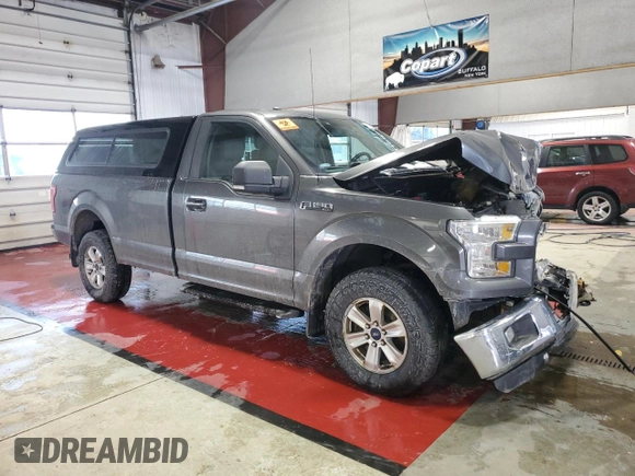 2016 Ford F-150 XL with VIN 1FTMF1EF6GKE40886, listed as a Copart auction lot 42482015 with 67,781 mi miles and Salvage title. Bid and sale history available at DreamBid. Image 4.