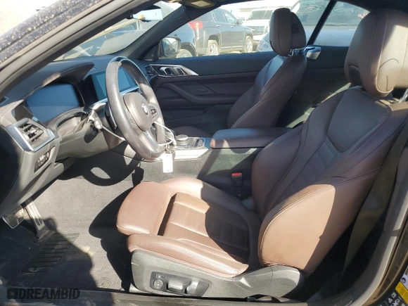 2022 BMW 4 Series M440i xDrive with VIN WBA63AT0XNCH78993, listed as a Copart auction lot 77473204 with 0 mi miles and Salvage Title. Bid and sale history available at carsss.com. Image 7.