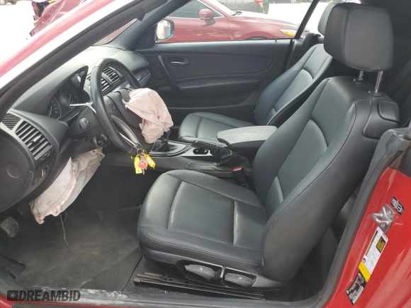 2012 BMW 1 Series 128i with VIN WBAUL7C52CVE87329, listed as a Copart auction lot 52867624 with 91,237 mi miles and Salvage Title. Bid and sale history available at carsss.com. Image 7.