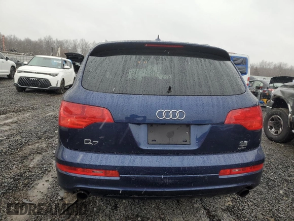2009 Audi Q7 Premium Plus with VIN WA1EY74L49D001289, listed as a Copart auction lot 84530744 with 123,937 mi miles and Salvage title. Bid and sale history available at DreamBid. Image 6.