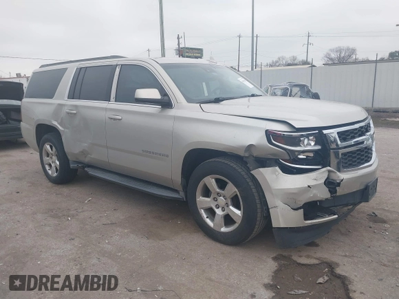 2015 Chevrolet Suburban LT with VIN 1GNSCJKC4FR744208, listed as a IAAI auction lot 41612915 with 87,445 mi miles and . Bid and sale history available at DreamBid. Image 1.