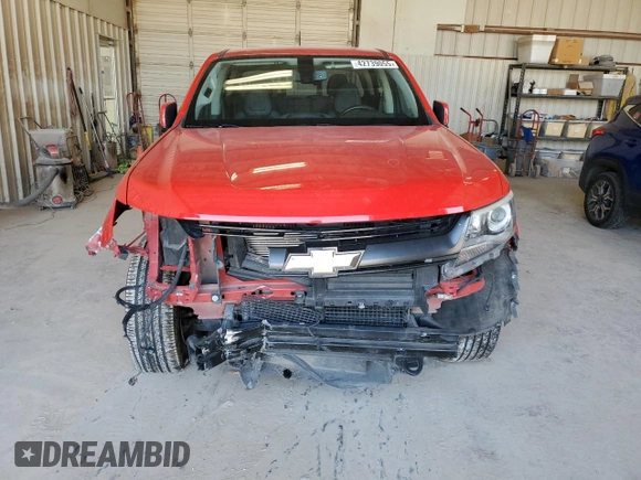 2019 Chevrolet Colorado 2WD Z71 with VIN 1GCGSDEN3K1195044, listed as a Copart auction lot 42739055 with 71,319 mi miles and Salvage Title. Bid and sale history available at carsss.com. Image 5.