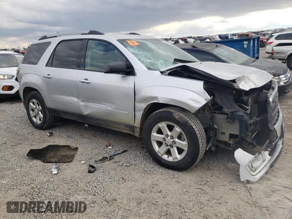2016 GMC Acadia SLE with VIN 1GKKVNED3GJ137400, listed as a Copart auction lot 88494995 with 192,592 mi miles and Salvage title. Bid and sale history available at DreamBid. Image 4.