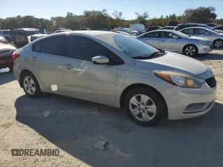 2014 Kia Forte LX with VIN KNAFK4A64E5187863, listed as a Copart auction lot 86039744 with 136,265 mi miles and Salvage Title. Bid and sale history available at carsss.com. Image 4.