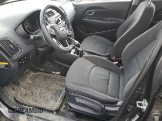 2015 Kia Rio LX with VIN KNADM5A31F6981115, listed as a Copart auction lot 49988525 with 195,373 mi miles and Salvage Title. Bid and sale history available at carsss.com. Image 7.