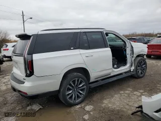 2022 Cadillac Escalade Sport Platinum with VIN 1GYS4GKL8NR184324, listed as a Copart auction lot 82283094 with 63,869 mi miles and Salvage Title. Bid and sale history available at carsss.com. Image 3.