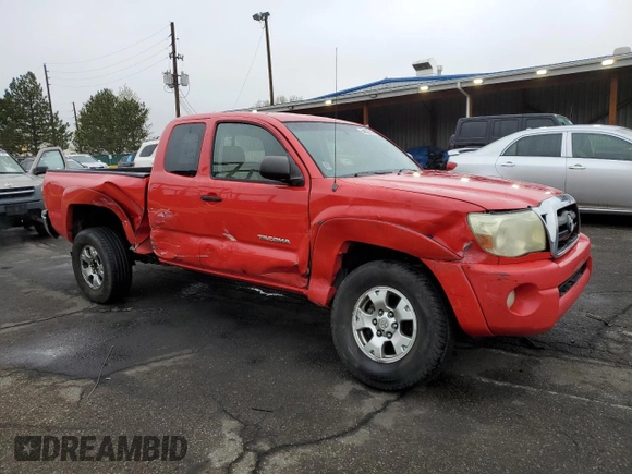2005 Toyota Tacoma with VIN 5TEUU42N85Z109531, listed as a Copart auction lot 54693745 with 373,213 mi miles and Salvage Title. Bid and sale history available at DreamBid. Image 4.