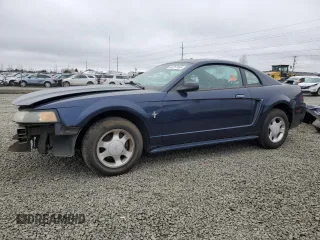 2001 Ford Mustang Standard with VIN 1FAFP40471F195972, listed as a Copart auction lot 48257465 with 155,495 mi miles and Salvage Title. Bid and sale history available at carsss.com. Image 1.