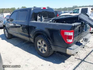 2021 Ford F-150 XL with VIN 1FTFW1E55MFC59394, listed as a IAAI auction lot 41675660 with 90,808 mi miles. Bid and sale history available at carsss.com. Image 3.