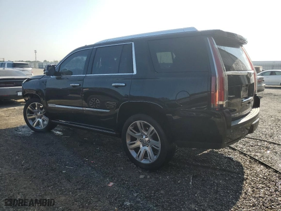 2019 Cadillac Escalade Premium Luxury with VIN 1GYS4CKJ9KR395566, listed as a Copart auction lot 60451533 with 55,328 mi miles and Salvage Title. Bid and sale history available at carsss.com. Image 2.