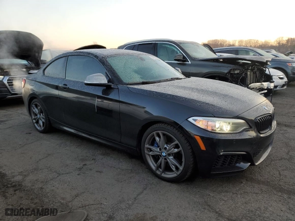 2016 BMW 2 Series M235i with VIN WBA1J7C56GV359249, listed as a Copart auction lot 41623425 with 67,837 mi miles and Salvage Title. Bid and sale history available at carsss.com. Image 4.