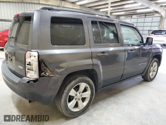 2015 Jeep Patriot Latitude with VIN 1C4NJPFB3FD353256, listed as a Copart auction lot 43928265 with 153,574 mi miles and Salvage Title. Bid and sale history available at DreamBid. Image 3.