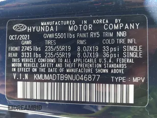 2022 Genesis GV70 2.5T с VIN KMUMADTB9NU046877, выставлен на аукционе IAAI как лот 41821199 с пробегом 28 546 миль миль и . История ставок и продаж доступна на DreamBid. Изображение 9.