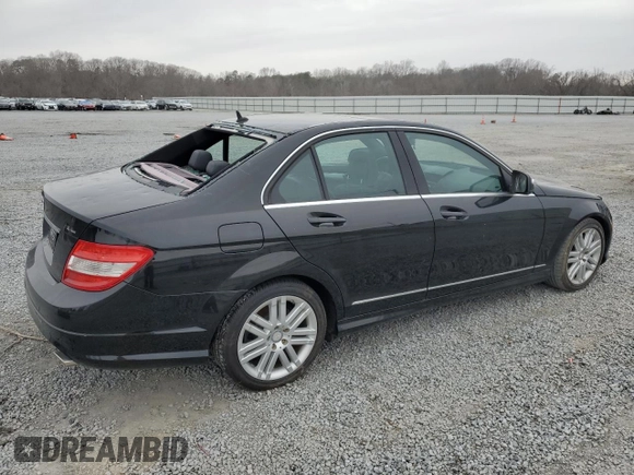 2009 Mercedes-Benz C 300 Sport with VIN WDDGF54X49R058533, listed as a Copart auction lot 48372405 with 117,807 mi miles and Salvage Title. Bid and sale history available at DreamBid. Image 3.