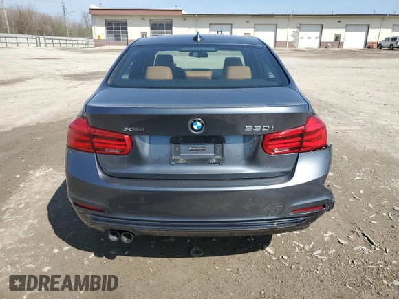 2018 BMW 3 Series 330i xDrive with VIN WBA8D9G51JNU67006, listed as a Copart auction lot 48058325 with 58,890 mi miles and Clean Title. Bid and sale history available at carsss.com. Image 6.