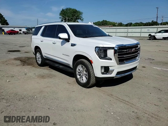 2021 GMC Yukon SLT with VIN 1GKS1BKT0MR425247, listed as a Copart auction lot 69205584 with 72,952 mi miles and Salvage Title. Bid and sale history available at carsss.com. Image 11.