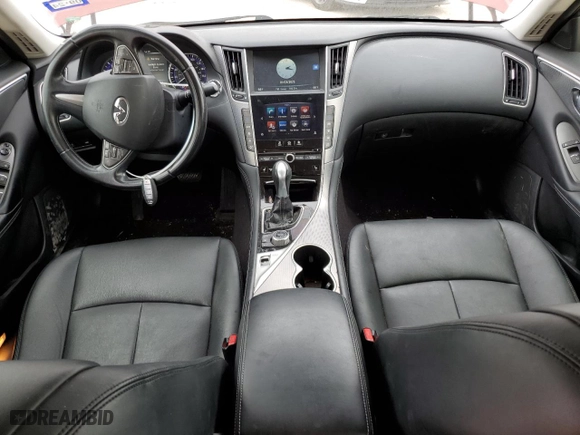 2014 Infiniti Q50 Premium with VIN JN1BV7AP0EM680113, listed as a Copart auction lot 87242174 with 73,786 mi miles and Salvage Title. Bid and sale history available at carsss.com. Image 8.