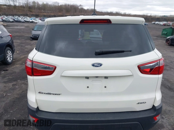 2020 Ford EcoSport S with VIN MAJ6S3FL4LC357973, listed as a IAAI auction lot 42030689 with 66,986 mi miles and . Bid and sale history available at DreamBid. Image 16.