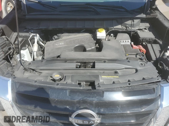 2023 Nissan Pathfinder Platinum with VIN 5N1DR3DH7PC253555, listed as a Copart auction lot 46438245 with 24,008 mi miles and Salvage title. Bid and sale history available at DreamBid. Image 12.