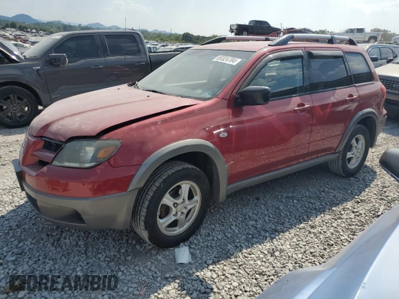 2003 Mitsubishi Outlander LS with VIN JA4LX31G83U020090, listed as a Copart auction lot 69324704 with 156,636 mi miles and Clean Title. Bid and sale history available at carsss.com. Image 1.