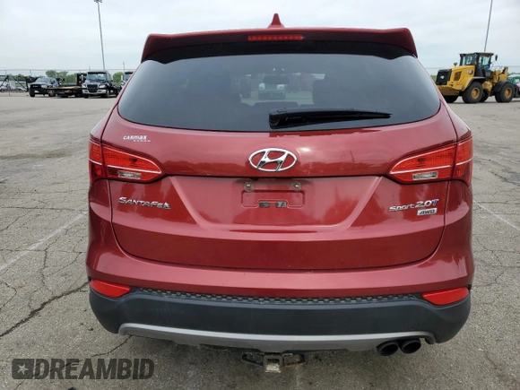 2013 Hyundai Santa Fe Sport z VIN 5XYZWDLA3DG023662, wystawiony jako Copart lot #55445495 z przebiegiem 120 000 mil mil oraz Szkoda całkowita • Salvage title. Historia ofert i sprzedaży dostępna na DreamBid. Obrazek 6.