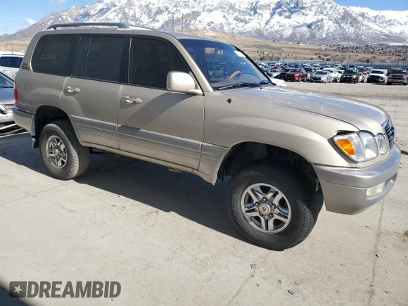 2002 Lexus LX 470 z VIN JTJHT00W523513337, wystawiony jako Copart lot #47001735 z przebiegiem 261 108 mil mil oraz Szkoda całkowita • Salvage title. Historia ofert i sprzedaży dostępna na DreamBid. Obrazek 4.