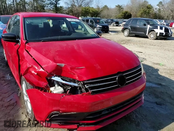 2015 Volkswagen Jetta Sport with VIN 3VWD17AJ5FM205508, listed as a Copart auction lot 45467555 with 112,910 mi miles and Salvage title. Bid and sale history available at DreamBid. Image 13.