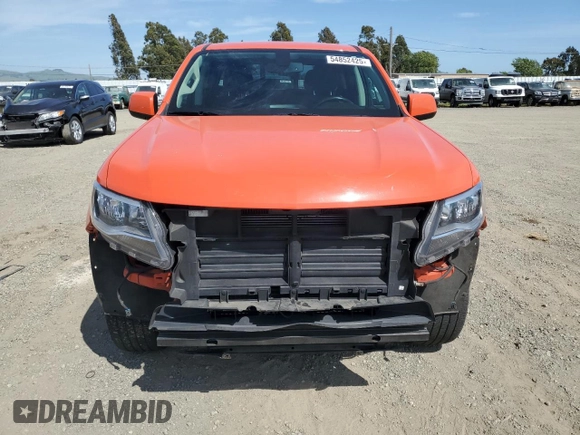 2021 Chevrolet Colorado 2WD LT with VIN 1GCGSCEN4M1144925, listed as a Copart auction lot 54852425 with 50,874 mi miles and Salvage title. Bid and sale history available at DreamBid. Image 5.