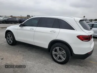 2022 Mercedes-Benz GLC 300 with VIN W1N0G8DB0NV344579, listed as a Copart auction lot 59981025 with 30,483 mi miles and Salvage title. Bid and sale history available at DreamBid. Image 2.