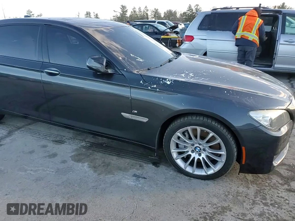 2014 BMW 7 Series ALPINA B7 xDrive with VIN WBAYF8C59ED652863, listed as a Copart auction lot 87630395 with Not Provided miles and Salvage Title. Bid and sale history available at DreamBid. Image 11.
