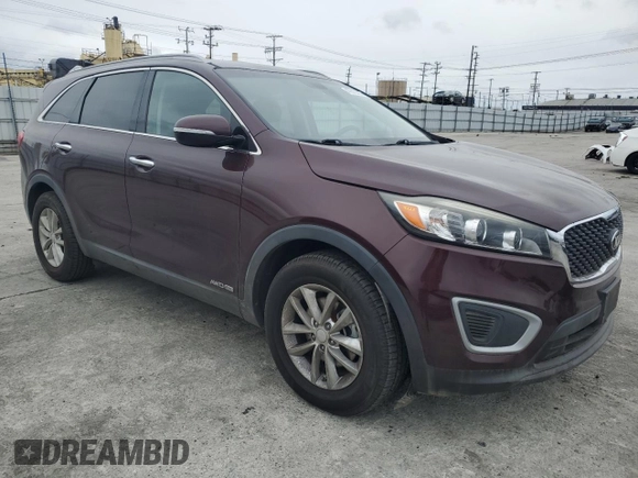 2018 Kia Sorento LX V6 with VIN 5XYPGDA53JG408550, listed as a Copart auction lot 47312265 with 141,255 mi miles and Salvage Title. Bid and sale history available at carsss.com. Image 4.
