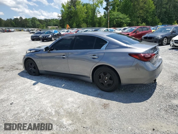 2019 Infiniti Q50 Luxe z VIN JN1EV7AR4KM559305, wystawiony jako Copart lot #54353455 z przebiegiem 85 131 mil mil oraz Nie do naprawy • Non repairable. Historia ofert i sprzedaży dostępna na DreamBid. Obrazek 2.