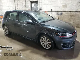 2015 Volkswagen Golf GTI Autobahn w/Performance Pkg with VIN 3VW447AU9FM087674, listed as a Copart auction lot 45460625 with 122,059 mi miles and Salvage Title. Bid and sale history available at carsss.com. Image 4.