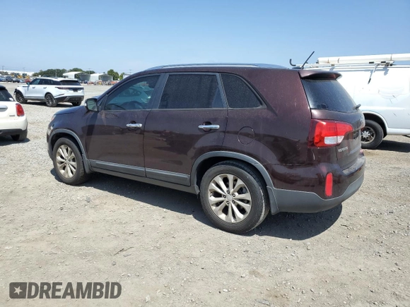 2015 Kia Sorento EX with VIN 5XYKU4A73FG659578, listed as a Copart auction lot 54596735 with 98,296 mi miles and Clean Title. Bid and sale history available at carsss.com. Image 2.